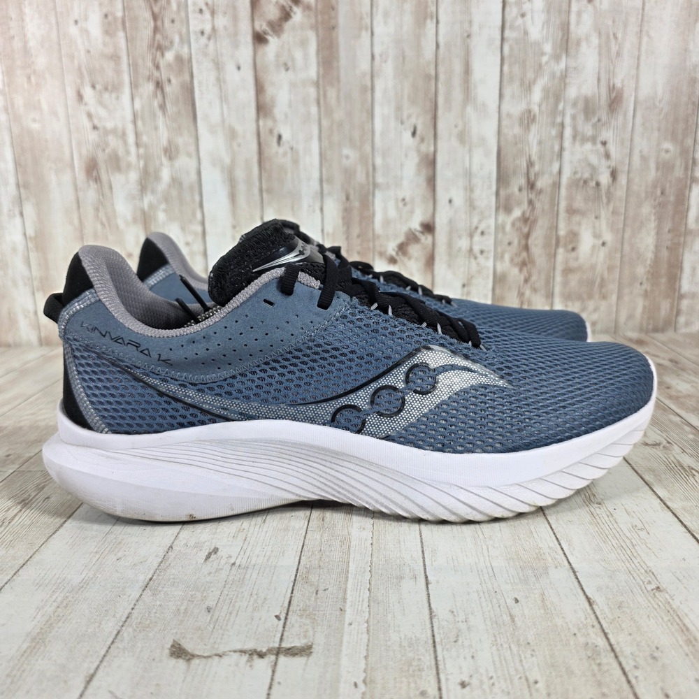 Saucony Kinvara 14 Men's Running Shoes Blue Silver Size 12.5